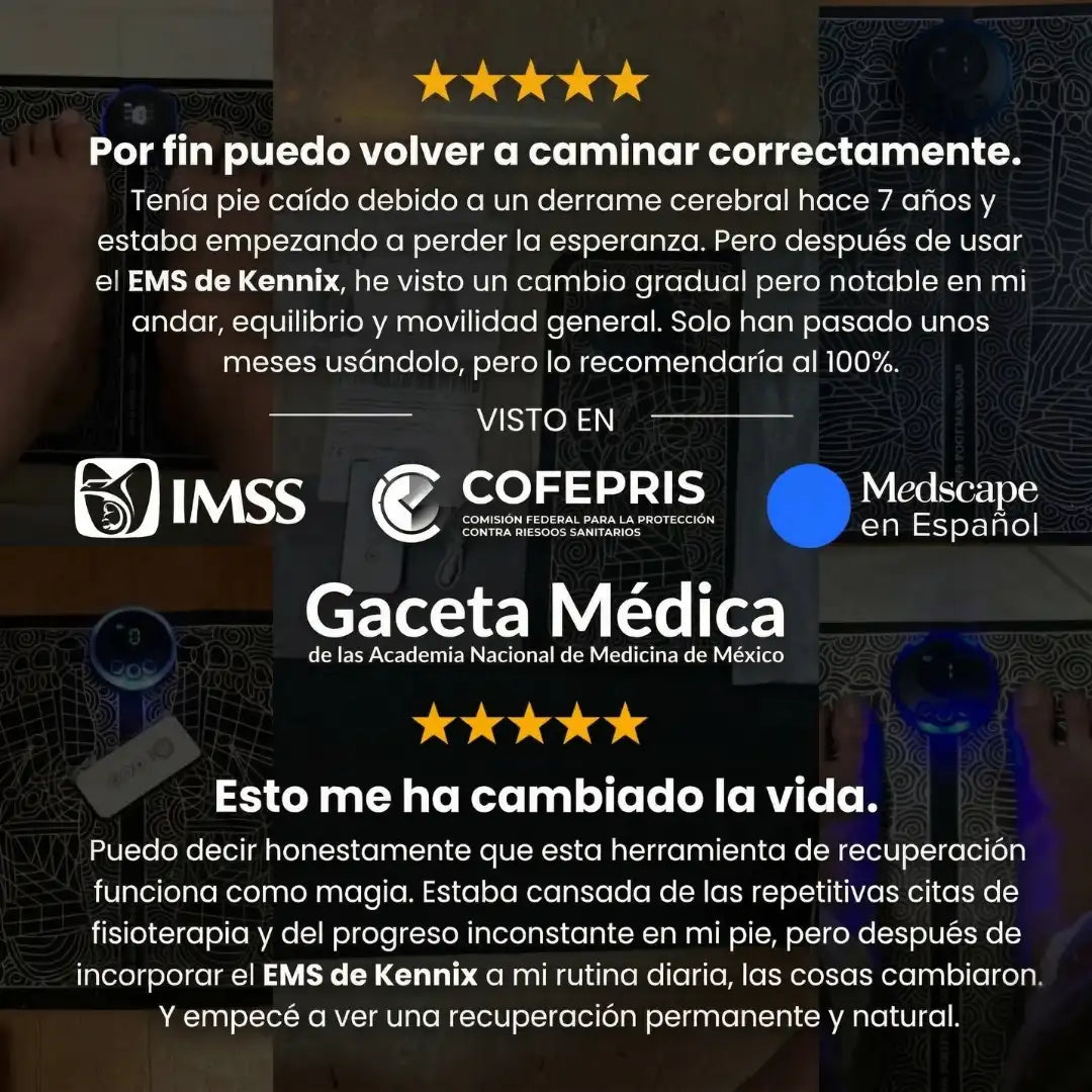 Kennix™ Masajeador EMS para Edema, Pie Equino y Neuropatía
